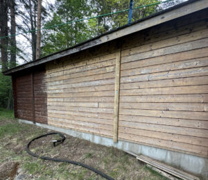 Hirren kuivajääpuhallus.