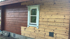 Maalinpoisto kuivajäällä.